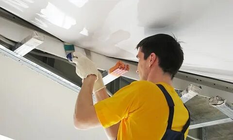 Заказ установки натяжного потолка