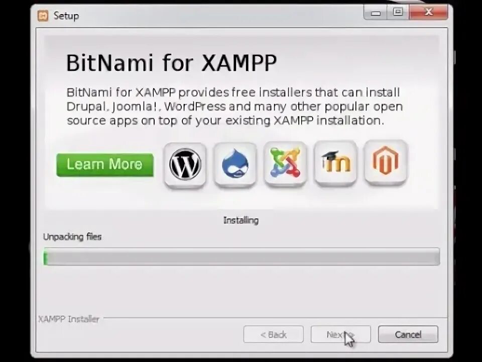 Install portable. Xampp install.
