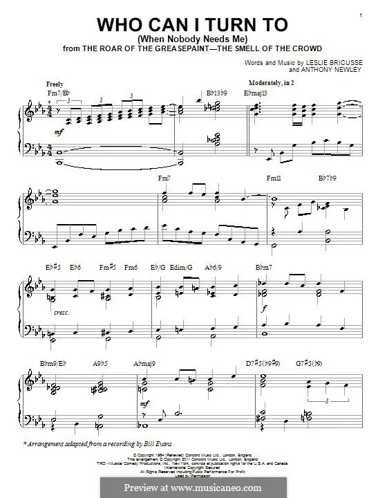 I turn to you like a. Who can i turn to ноты. билл эванс ноты для фортепиано. bill evans ноты для гитары.