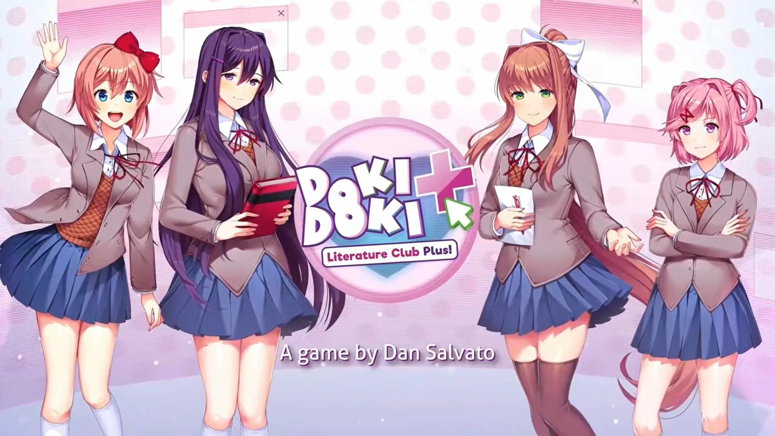 Группа доки доки. Ddlc+. doki doki literature club plus! (2025). doki doki literature club plus. доки доки обложка.