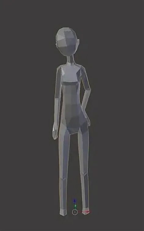 Blender rigged character. Blender rigged character