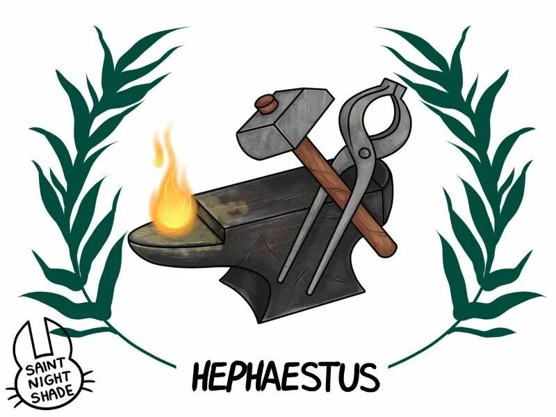 Гефест символ. Наковальня огонь символ. Hephaestus инструмент. Символ гефеста