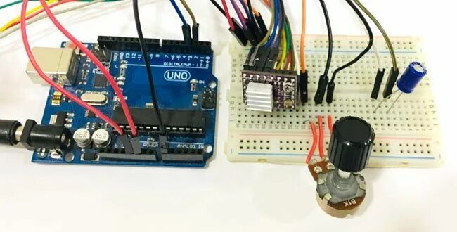 Stepper motor arduino. Регулятор оборотов шагового двигателя на ардуино. stepper motor for arduino control nema17. регулятор скорости шагового двигателя на ардуино с дисплеем. drv8825 stepper driver схема.