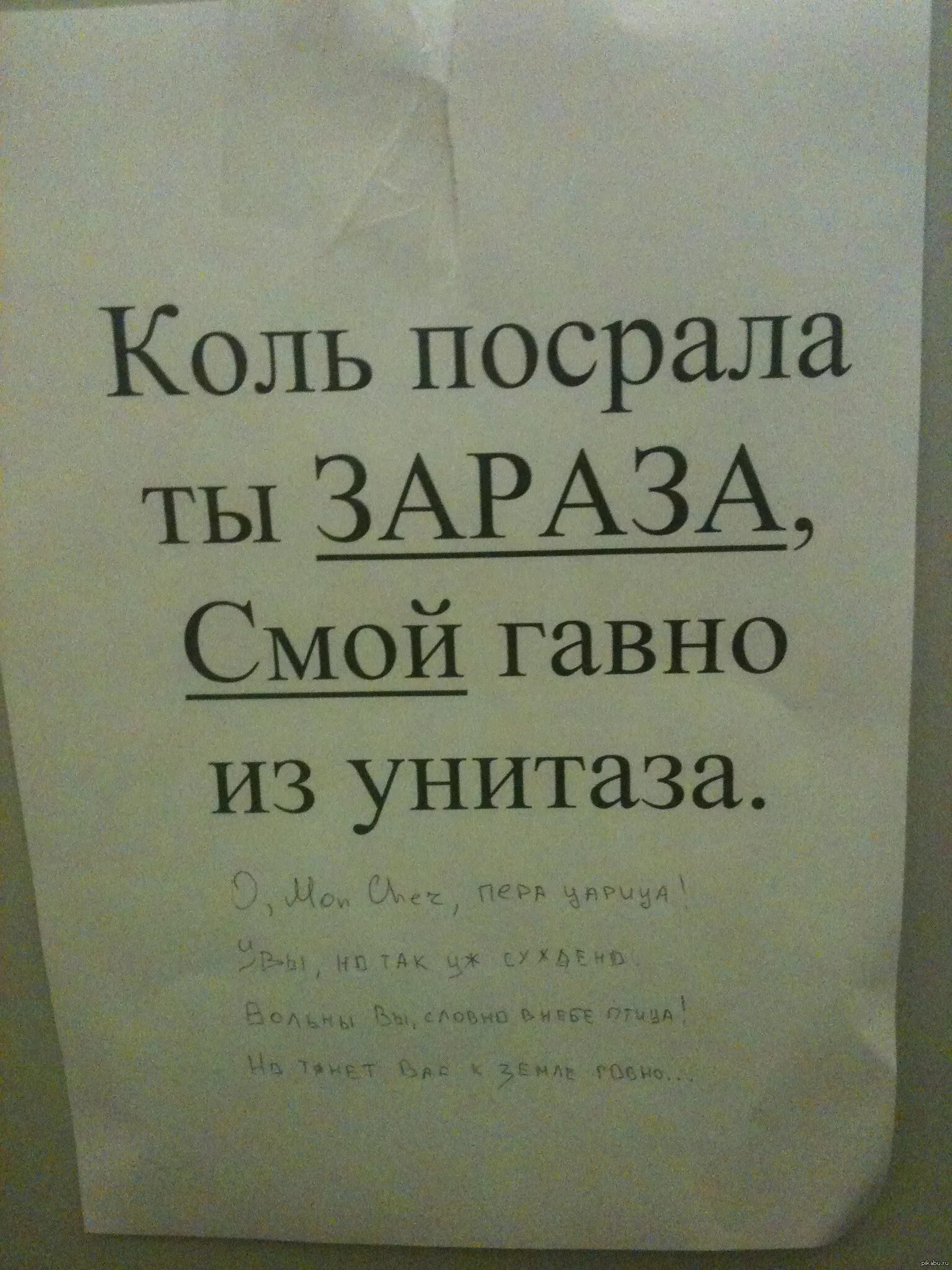 Что делать если не смывается какашка