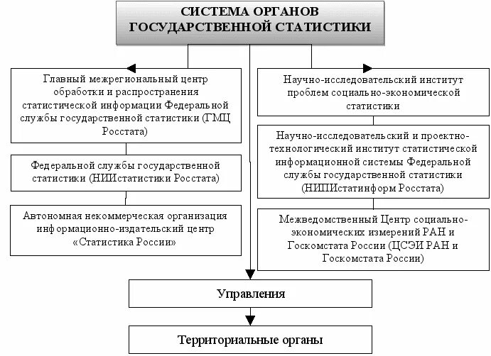 Структура органов государственной статистики