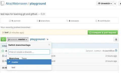 Github compare