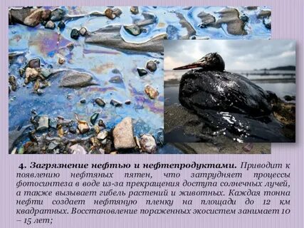 Примеси нефти
