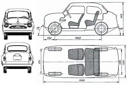 Размеры заз 968. ЗАЗ 965 габариты. ЗАЗ 965 чертеж. ЗАЗ 965 Blueprint. ЗАЗ 965 чертежи кузова.