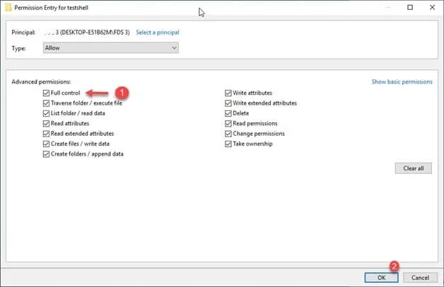 Permissions controller