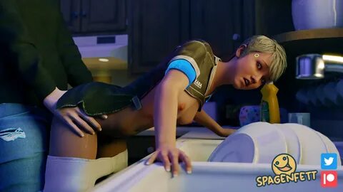 kara (detroit: become human), detroit: become human, 3d, blender, ble...