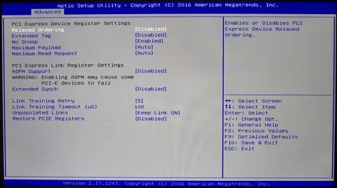 Как убрать setup utility