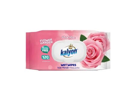 Kalyon wet wipes rose, lavender, chamomile 72, 100, 120PCS.