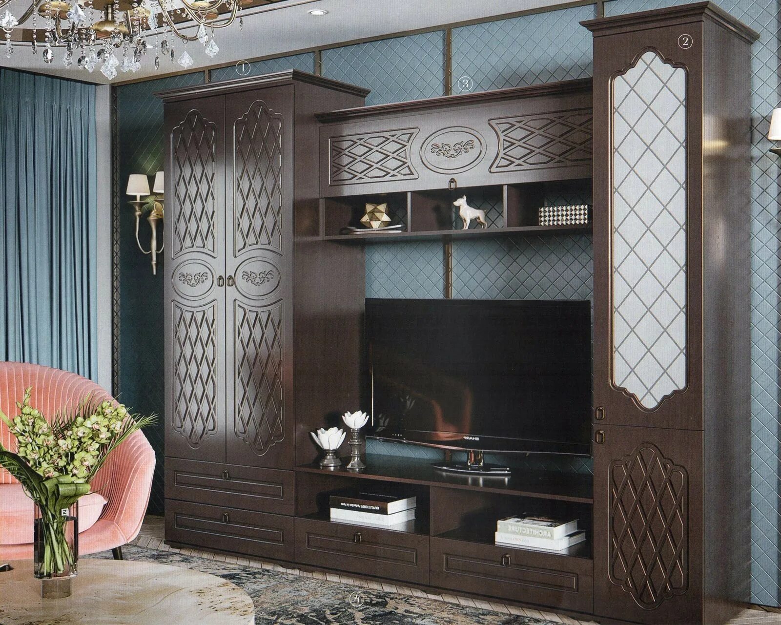 Обеденный стол в классическом стиле, Prestige Мебель МР