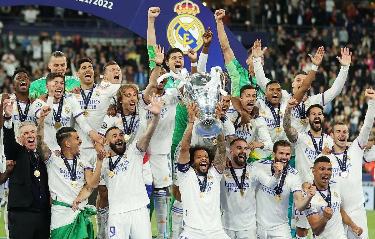 Реал Мадрид чемпион 2022. Реал Мадрид чемпион Лиги чемпионов. Реал Мадрид победитель Лиги чемпионов 2022. Реал Мадрид лига чемпионов 2021. Лига чемпионов история победителей