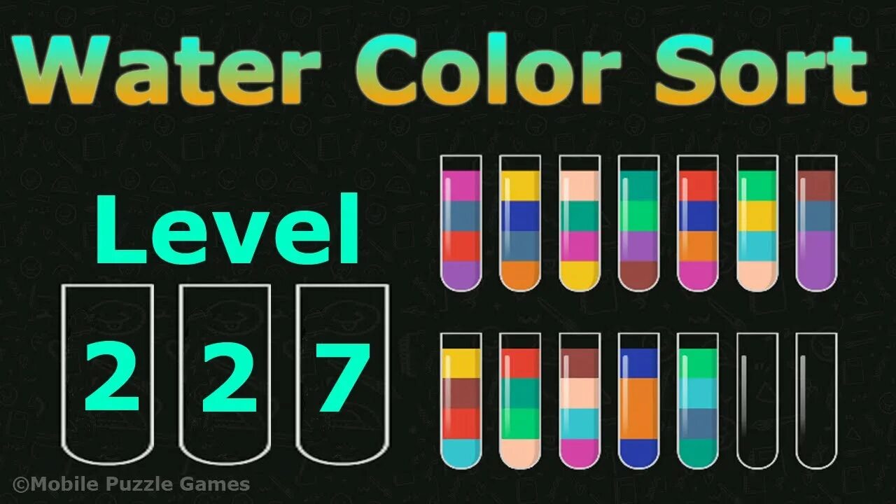 Игра water color sort. Игра water color sort