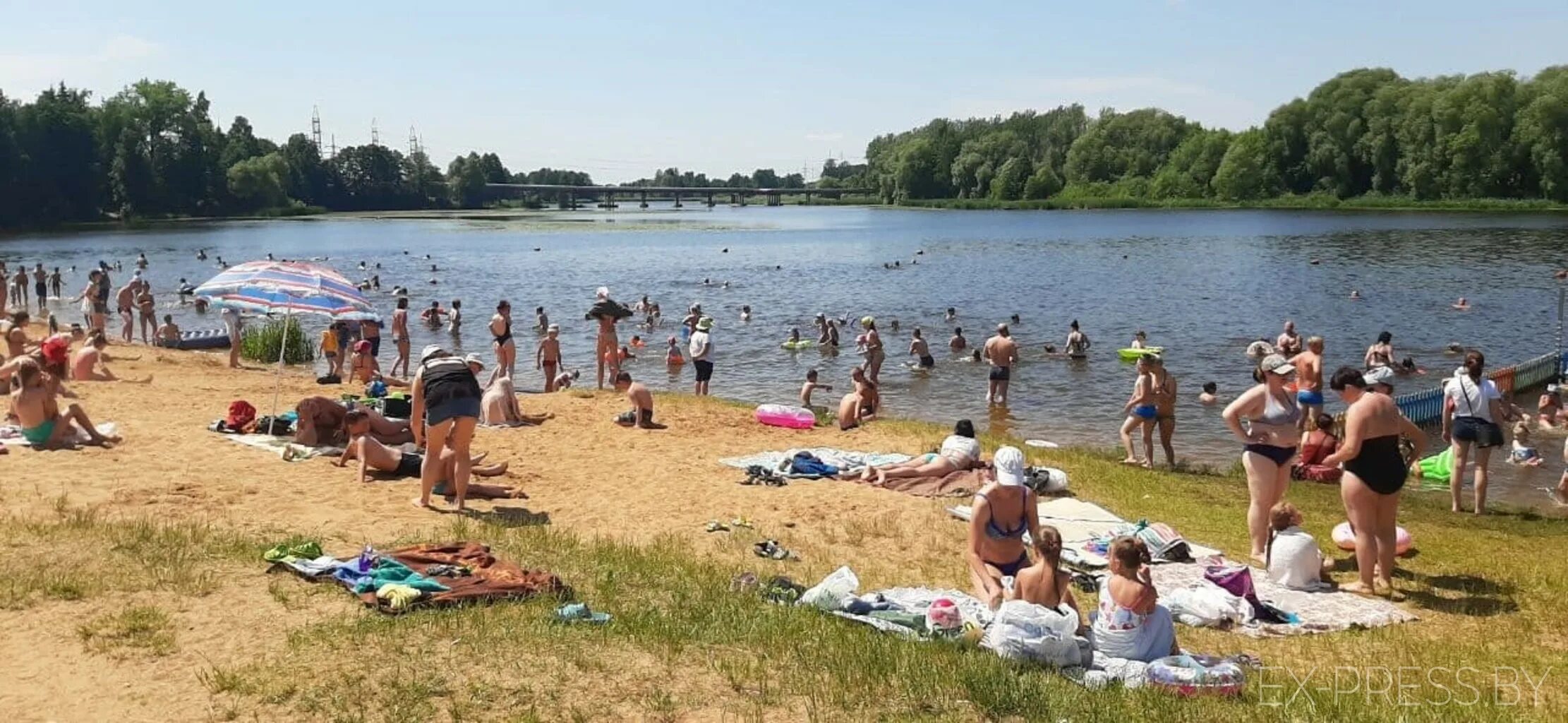 Погода жодино сейчас. Общественный пляж. городской пляж. муниципальный пляж. освод жодино.