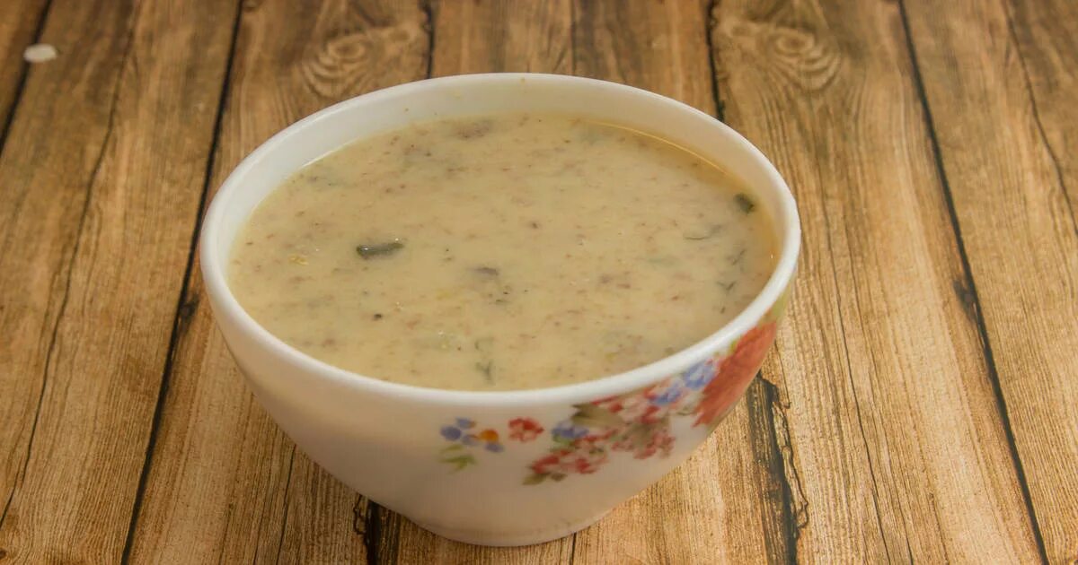 Сырный крем с шампиньонами