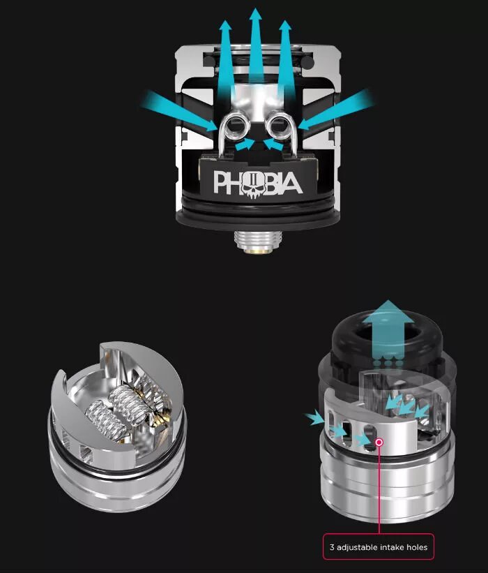 Vandy Vape Phobia 2 RDA. Vandy Vape Phobia v2 bf RDA. Vandy Vape Phobia v2 RDA Gun Metal. Дрипка Vandy Vape Phobia v2 RDA Clone.