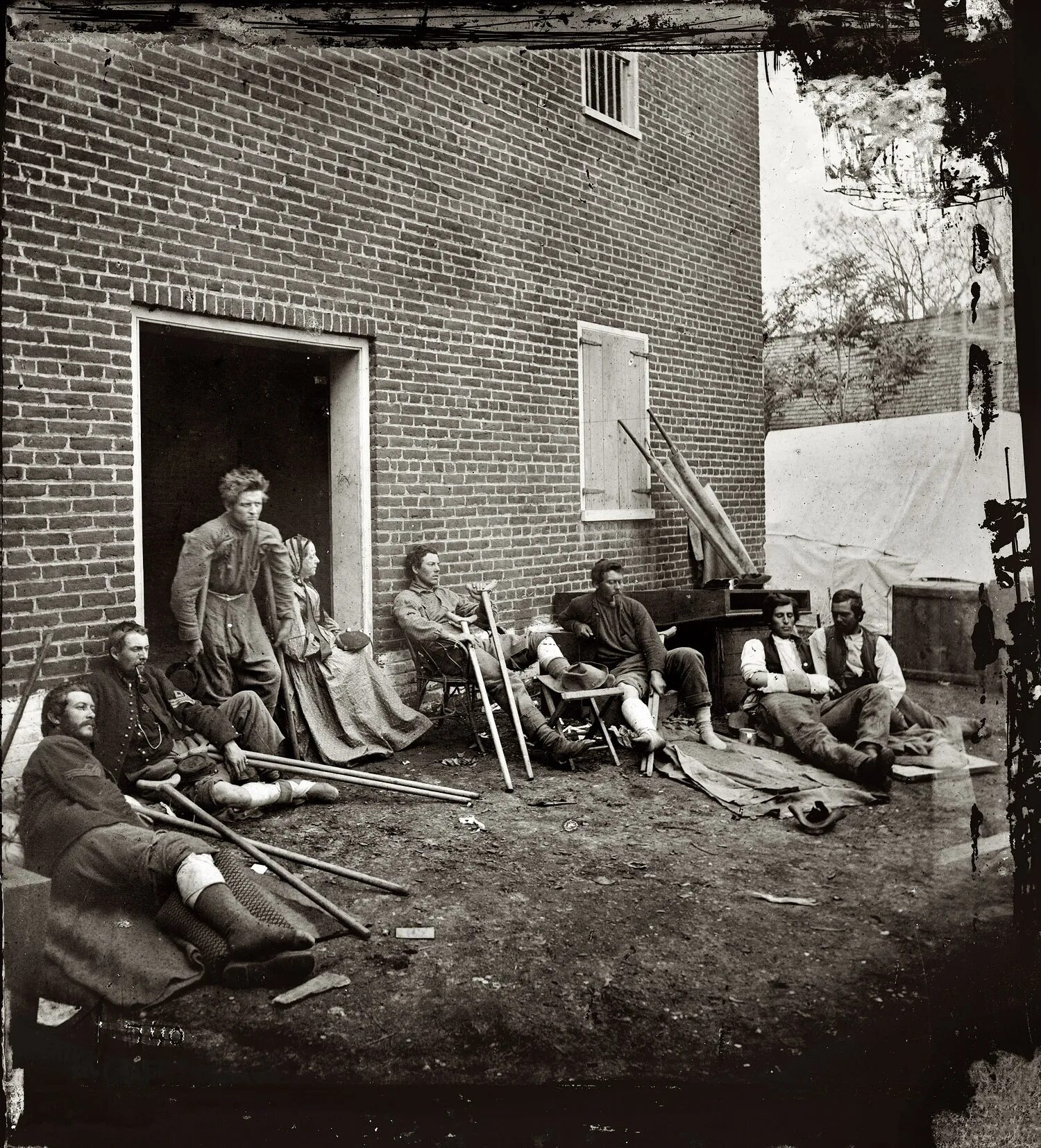 Последствия после гражданской войны. Фотографии гражданской войны в США 1861-1865.