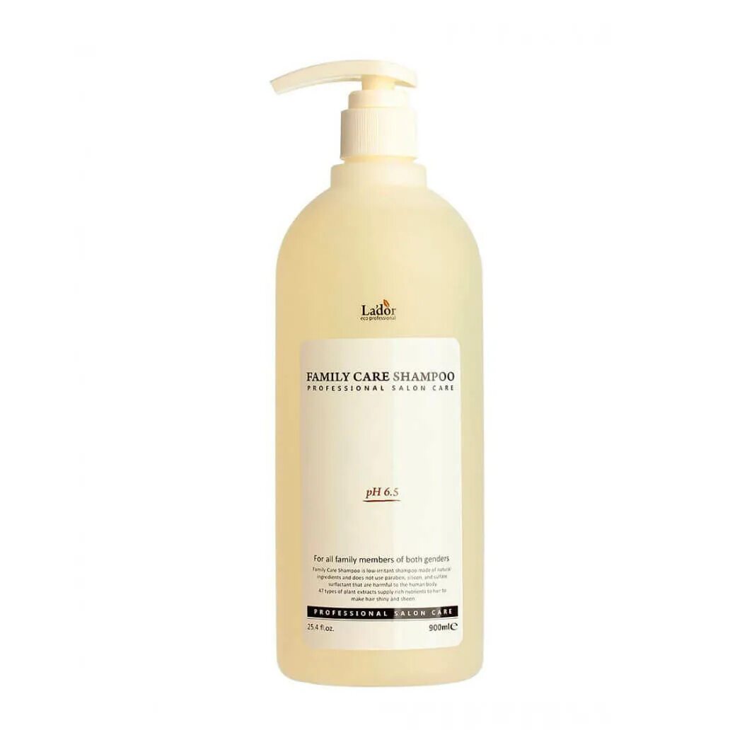 Caring shampoo. La&#039;dor шампунь для всей семьи family care shampoo. шампунь ладор 900 мл. lador family care shampoo 900ml ph6,5. lador шампунь для волос для всей семьи  family care shampoo, 900 г.