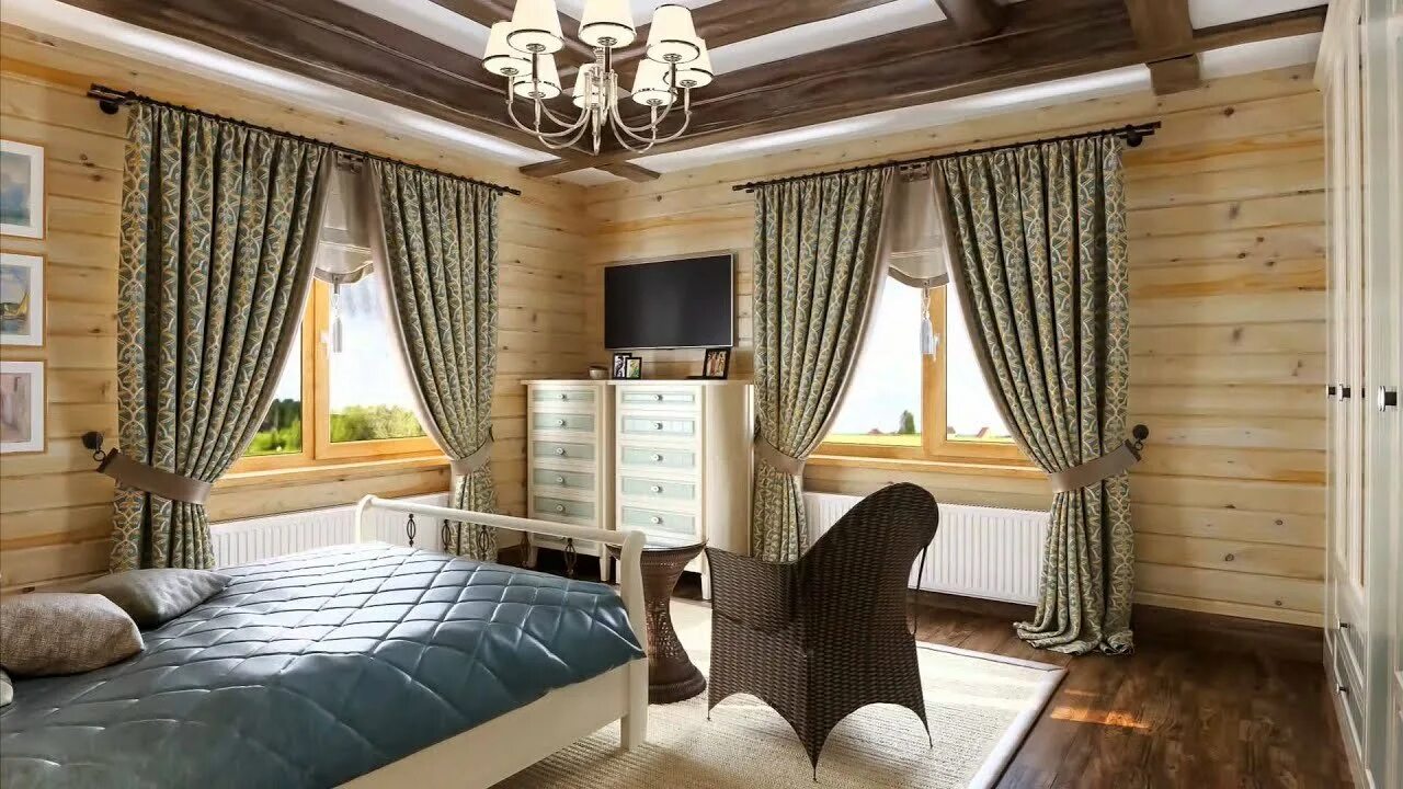 портьеры в деревянном доме. алла шумейко деревянный дом. шторы в доме из бруса. интерьер штор в деревянном доме. шторы в деревянный интерьер.