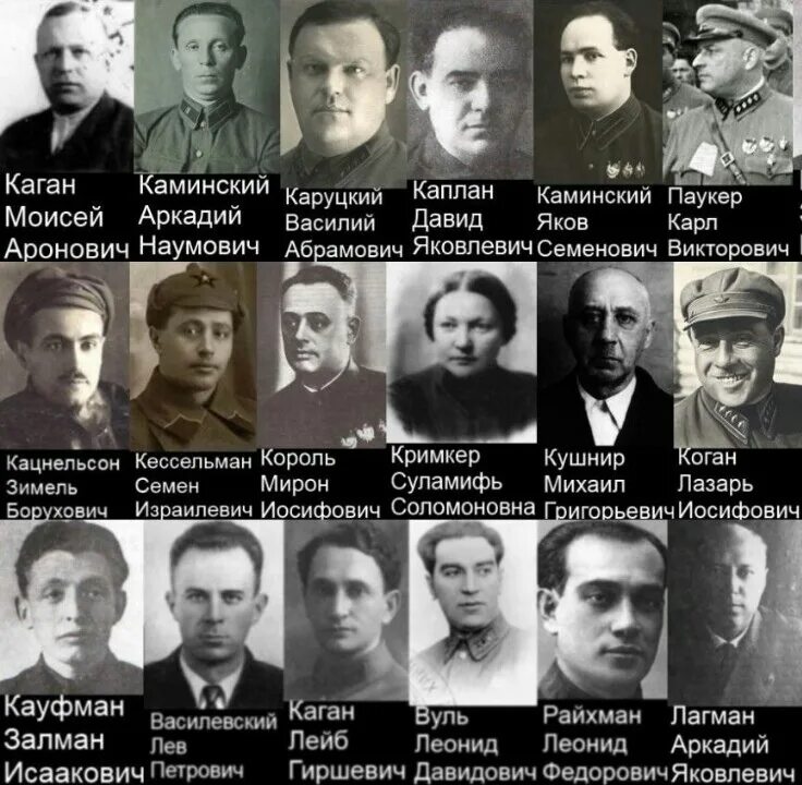 Палачи россии. Руководители НКВД В 30-Е годы. ГУЛАГ сотрудники НКВД.