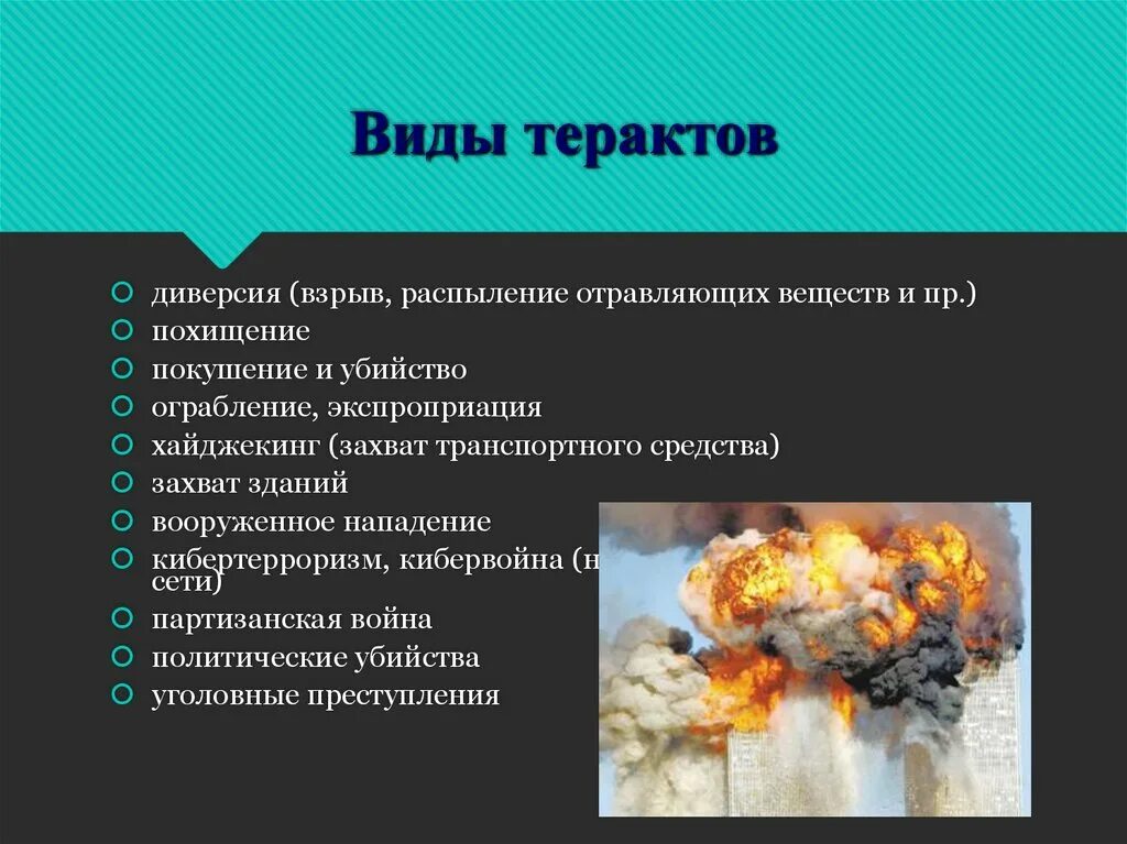 Угроза терактов в рф. Виды террористических актов. Аиды террористических Акто. Виды террористических актов и способы их осуществления. Методы осуществления террористических актов.