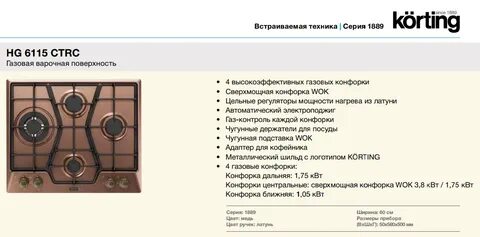 Какой мощности должен быть варочная панель