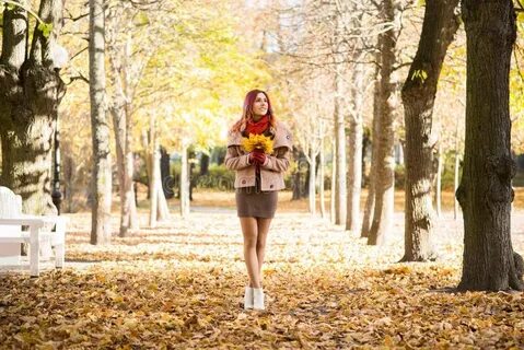 Девушка в парке 18