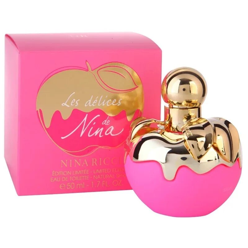 Nina Ricci les Delices Limited Edition EDT 80 ml. Туалетная вода Nina Ricci les Delices de Nina. Women's Perfume Nina Ricci - Nina. Нежные сладкие ароматы