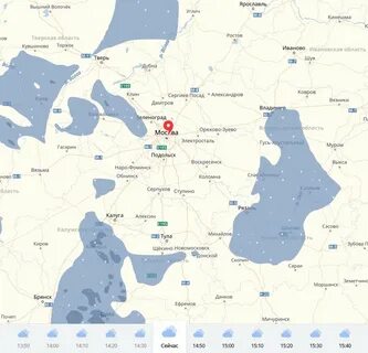 Карта осадков елец в реальном времени