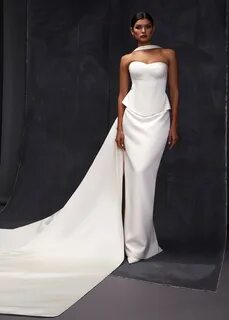 Peplums, One-Shoulders and Shrugs at New York Bridal Fashion Week - The New York