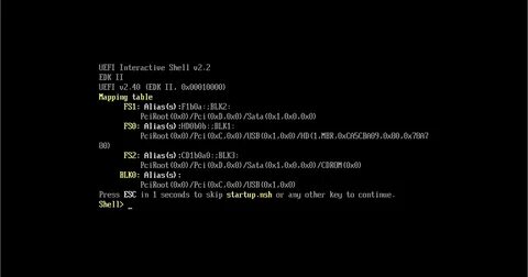 Interactive shell