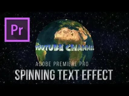 Spinning text