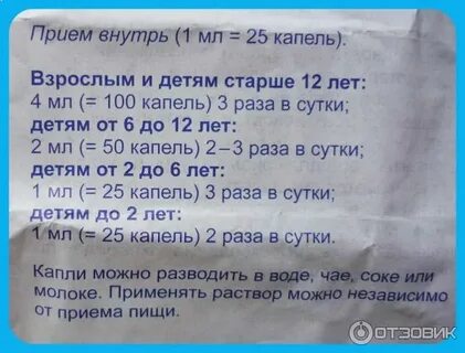 2 мг сколько капель