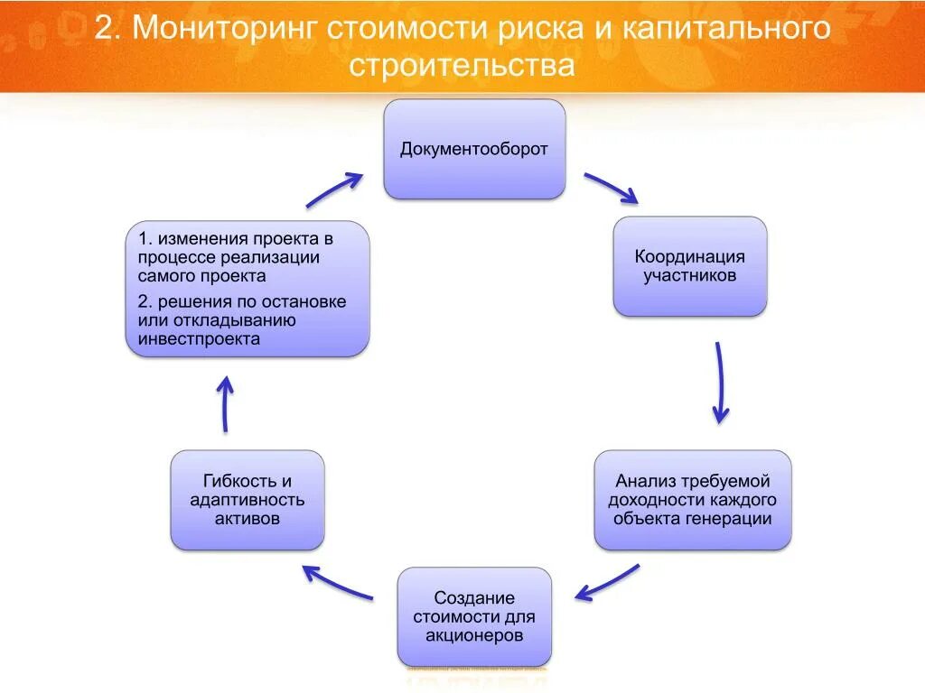 Риски акционеров. Мониторинг управления рисками. Стоимость риска. Риск себестоимости. Управление программными активами.