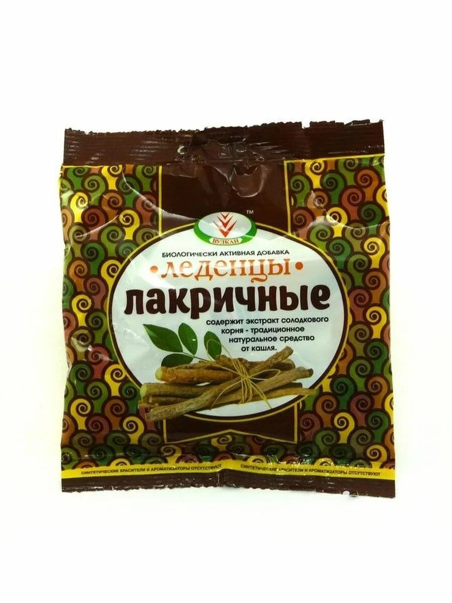 Лакричные леденцы от кашля 50г