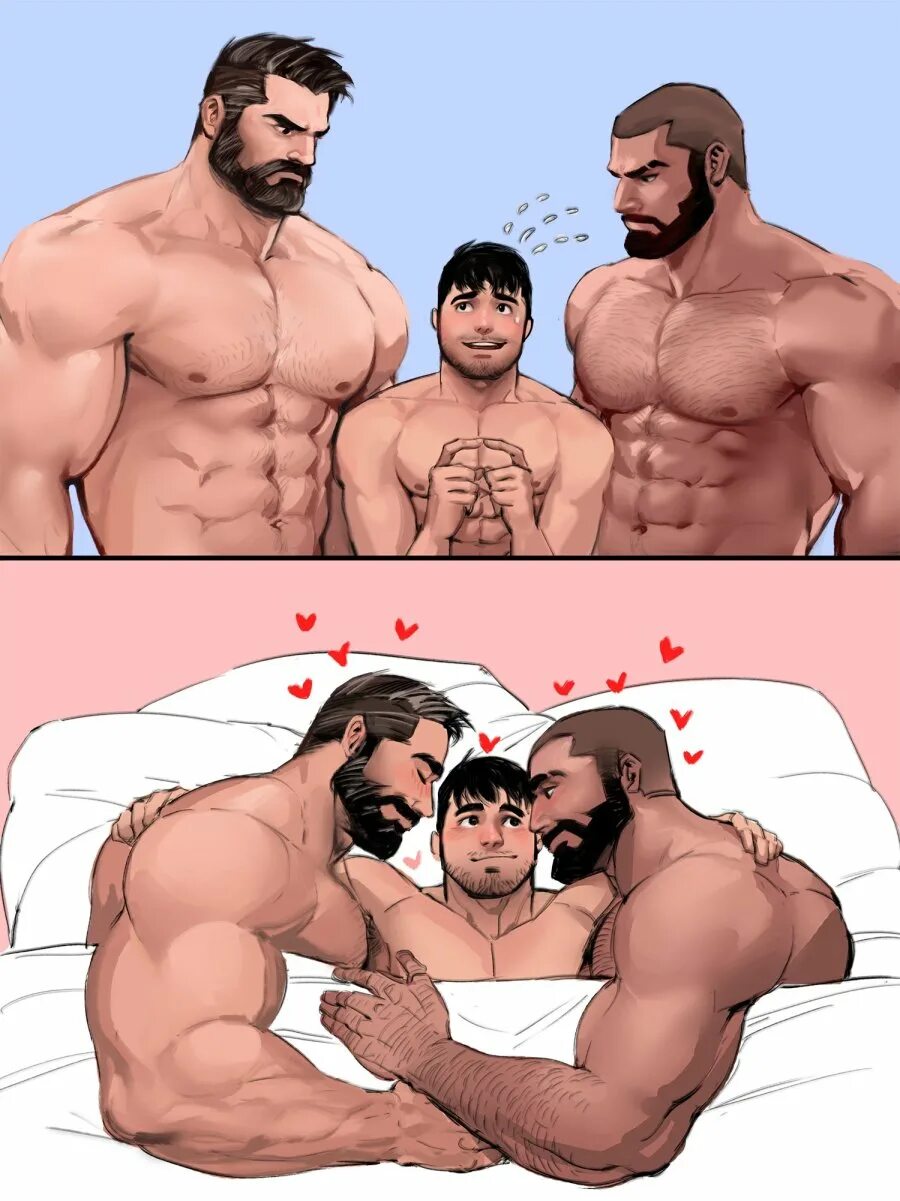 Секс Геев Комикс Черный И Синий