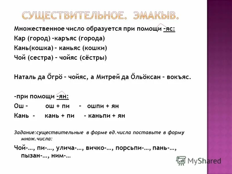 Задание образуйте множественное число существительных английский. Множественное число. Имена существительные во множественном числе склоняются по падежам. Запишите слова во множественном числе. Прилагательные на коми языке.