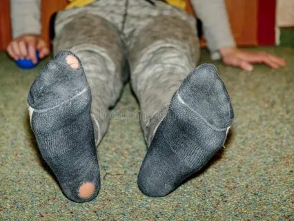 Sweaty socks feet