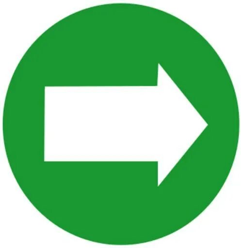 Green right. Green right sign. Green circle v Truck. Green circle arrows rounding to Center. Green rights