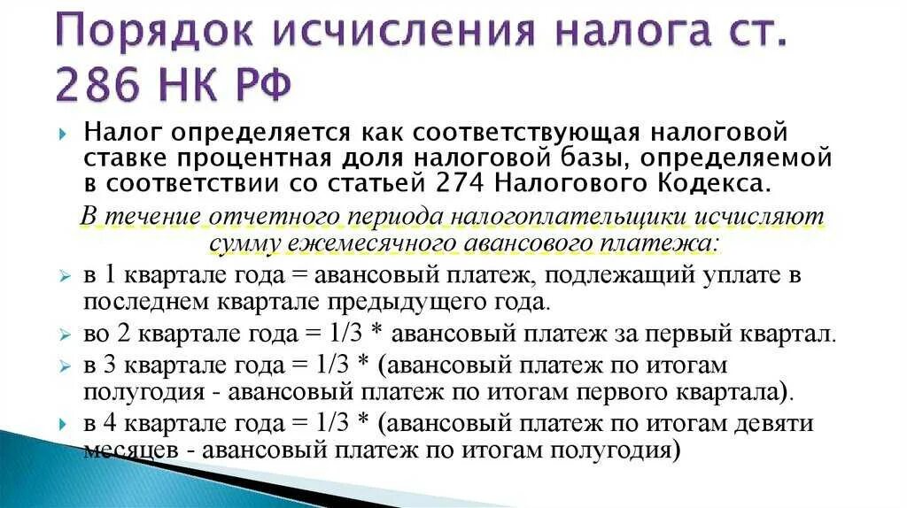 Порядок исчисления налога на прибыль организаций. Порядок исчисления и уплаты налога на прибыль. Каков порядок исчисления налога на прибыль. Ст 286 НК РФ.