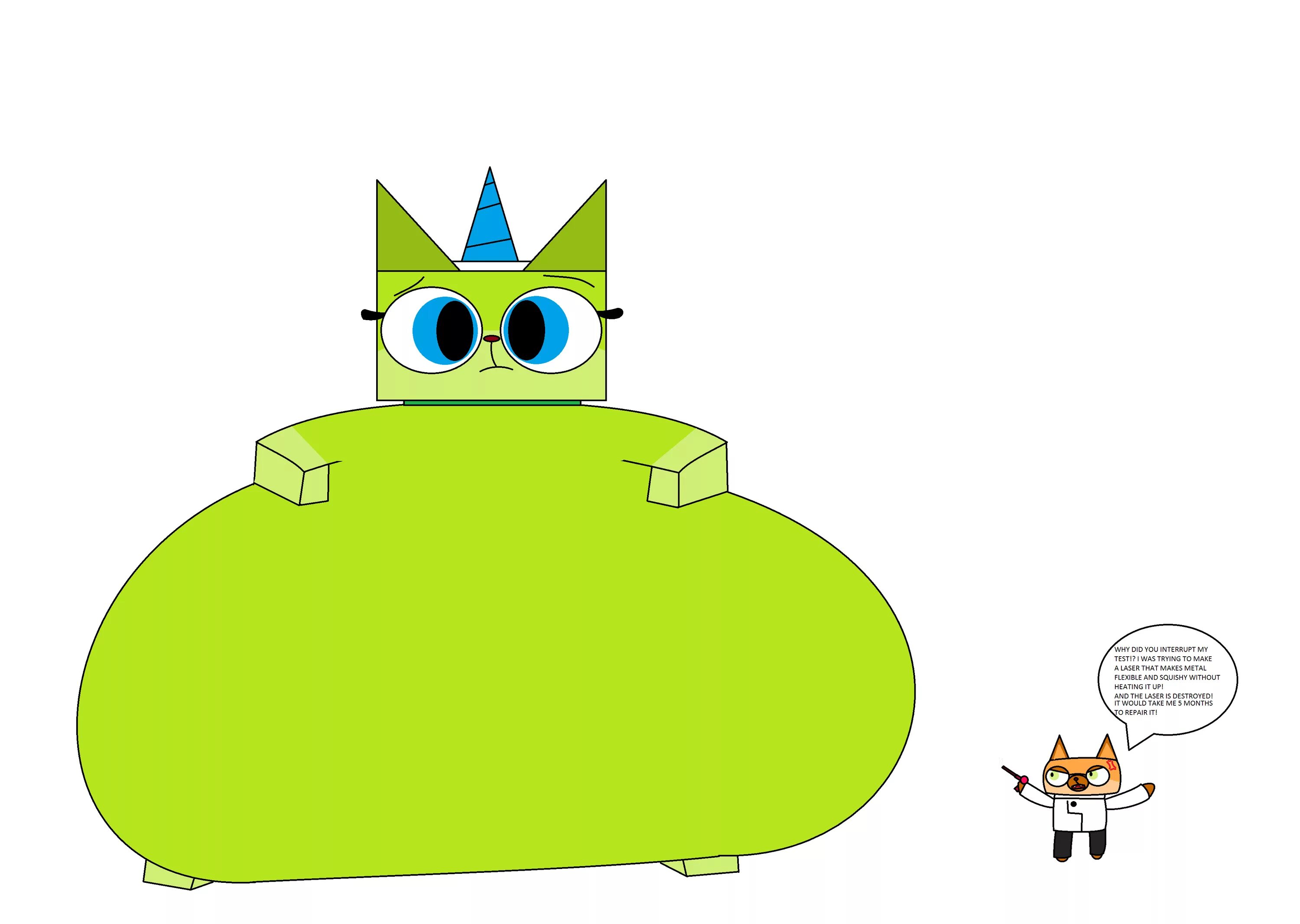 Unikitty inflation Dr Fox. Белли инфватион Юни́кити. Юникитти доктор Фокс inflation. Толстая Юникитти.