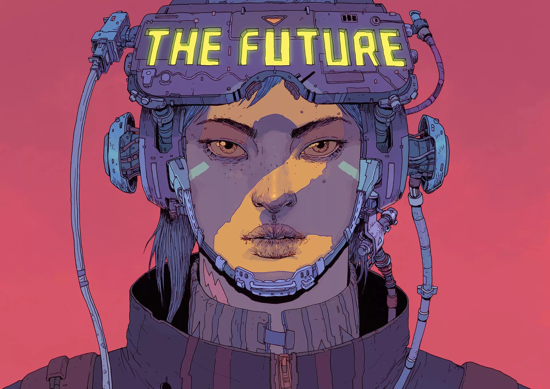 The future script. Джосан гонсалес киберпанк 2077. josan gonzalez the future. арты в стилистике киберпанк. плакаты в стиле киберпанк.