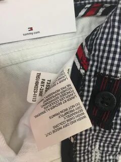 Tommy hilfiger бирка