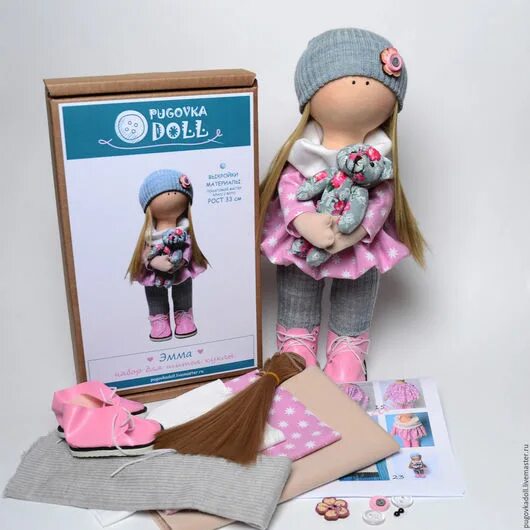 Pugovka doll. Pugovka doll. Кукла анна пуговка долл. Набор для пошива куклы pugovka doll. Pugovka doll набор для шитья куклы.