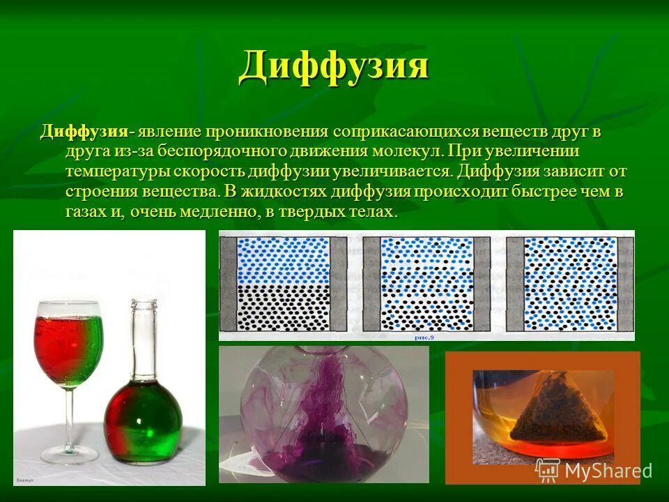 Понятие диффузии. Явление диффузии. диффузия в жидкостях. явление диффузии в жидкостях. строение вещества диффузия.