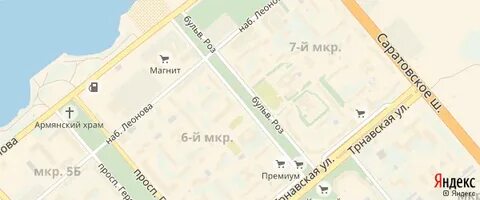 Карта балаково микрорайоны