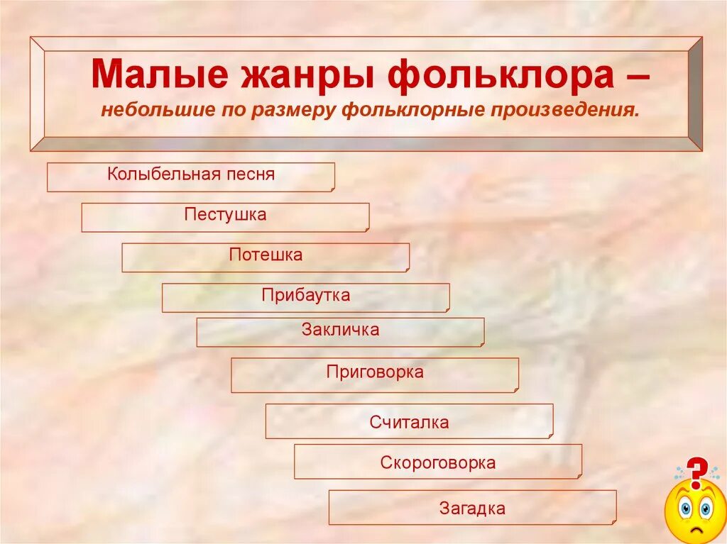 5 произведений народного творчества. Жанры малой формы фольклора. малые жанры устного народного творчества. 3 малых жанров фольклора. фольклор малые жанры фольклора.