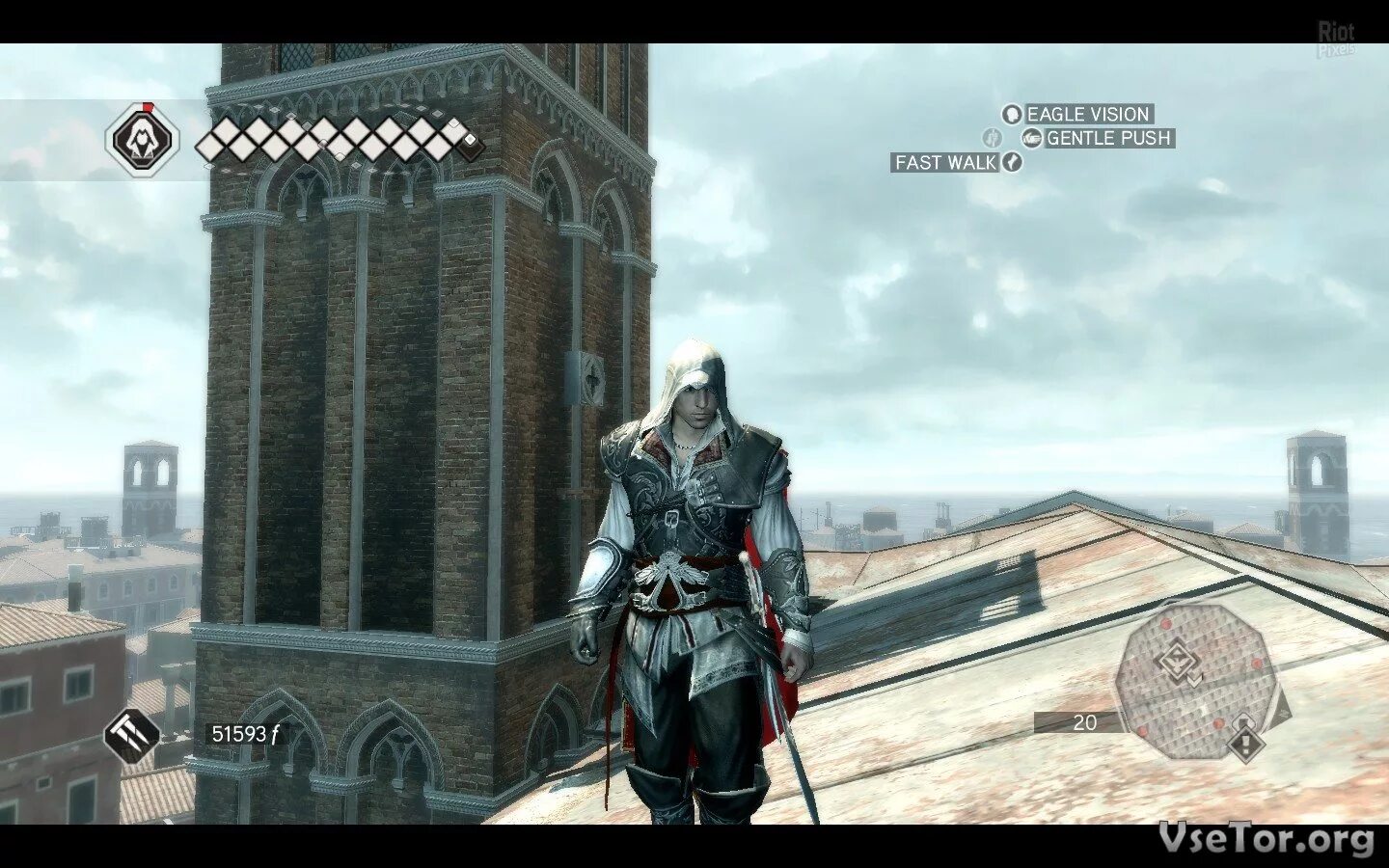 Скриншот управления ассасин Крид 2. Открытый мир в ассасин Крид 2. Дефолтное управление в Assassins Creed 2. Assassin's Creed 2 раскладка клавиатуры. Настройки ассасин крид 2